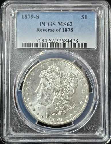 1879-S REV 1878 モルガン・ダラー MS-62 PCGS ビデオ