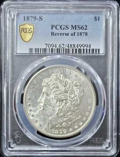 1879-S REV 1878 モルガン・ダラー MS-62 PCGS ビデオ