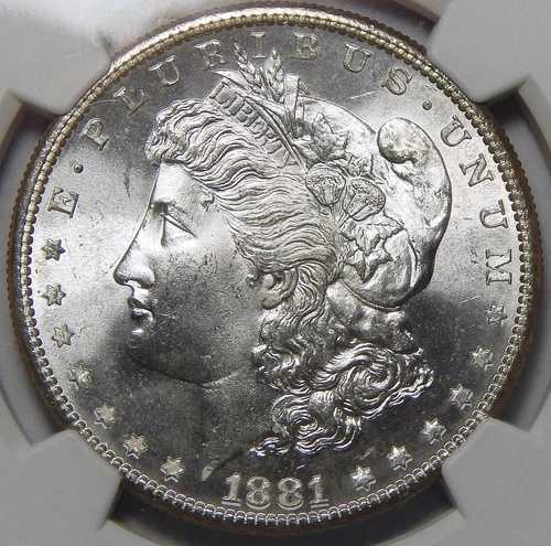 1881-S NGC MS66+ モルガン・ダラー