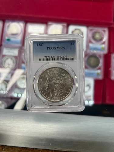 1887年 PCGS MS 65 モルガン・ダラー