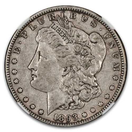 1893年 モルガン・ダラー VF-35 NGC