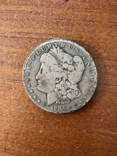 1885 CC モーガン カーソンシティ シルバー ダラー キー デート