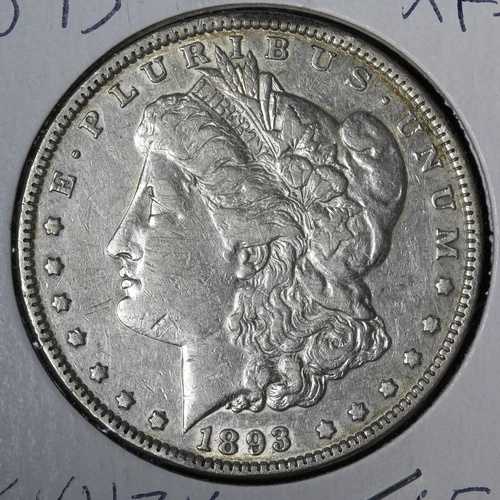 1893年モルガン銀貨 XF+ E367 KXHZX 154,550円
