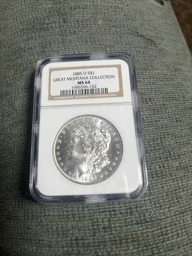 1885-O ニューオーリンズ モルガン銀貨 PCGS