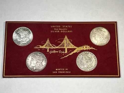 4 モルガン ダラー サンフランシスコ造幣局 肖像画 - 1879-S、1882-S、1884-S、1887-S