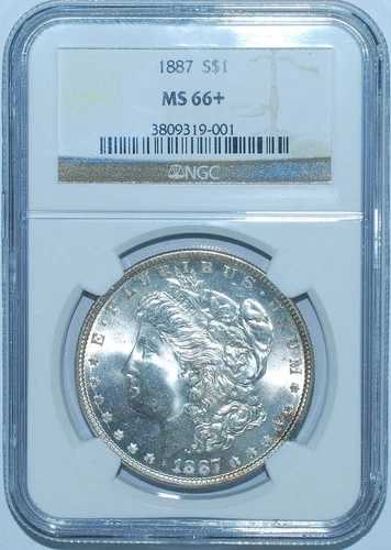 1887年 P NGC MS66+ モルガン銀貨｜WORLD RESOURCE【QUEEN店】
