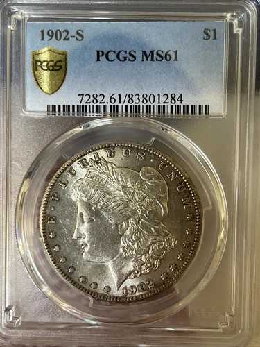 1902年 S モルガン銀貨 PCGS MS 61｜WORLD RESOURCE【QUEEN店】 160,600円