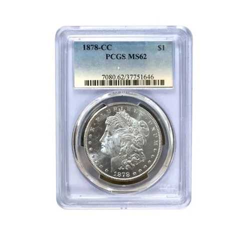 1878-CC モルガン・ダラー MS62 PCGS|WORLD RESOURCE【QUEEN店】