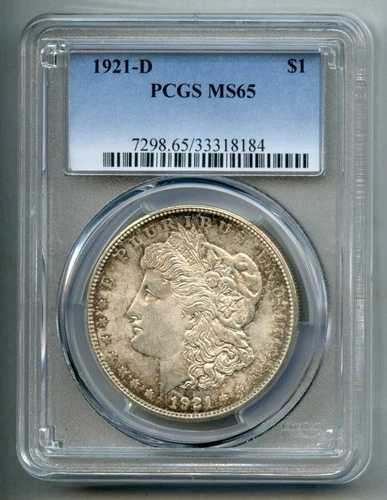 1921年 D モルガン銀貨 PCGS MS 65｜WORLD RESOURCE【QUEEN店】 117,700円