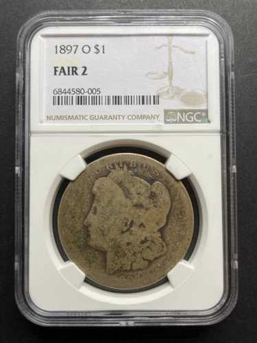 1897 O モルガン シルバー ダラー $1 NGC フェア 2 F2 ローボールコレクション 低人口|WORLD RESOURCE【QUEEN店】