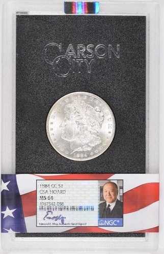 1884年CCモルガン銀貨NGC MS-64 GSAホード|WORLD RESOURCE【QUEEN店】