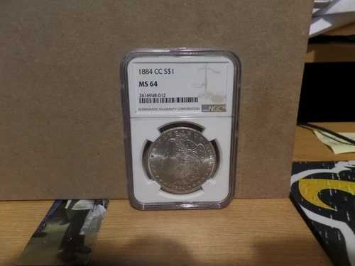 1884-CC モルガン銀貨 カーソンシティ NGC MS64
