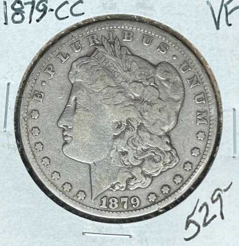 1879-CC モーガン シルバー ドル ~ VF ~ 良品コイン ~