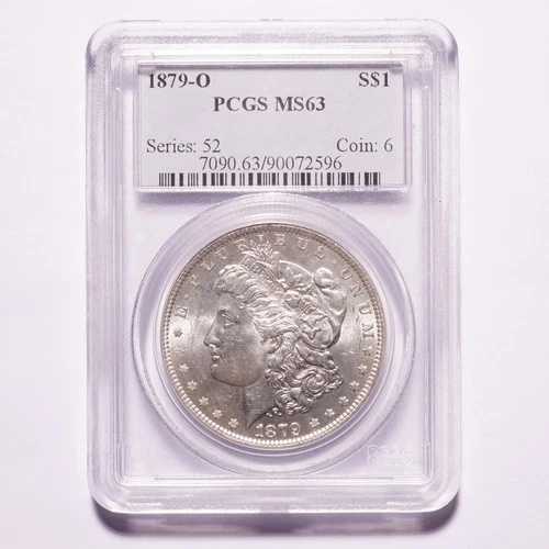 1879-O モルガン銀貨 PCGS MS63