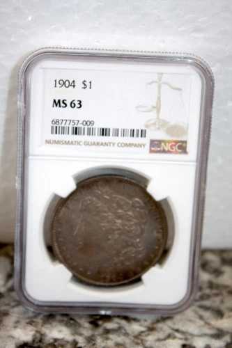 1904年 アメリカ モルガン・ダラー NGC MS 63