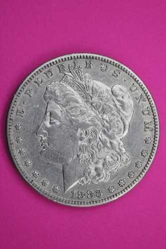 1883年 S モーガン レディ・リバティ シルバードル 高級セミキーデイトコイン 203