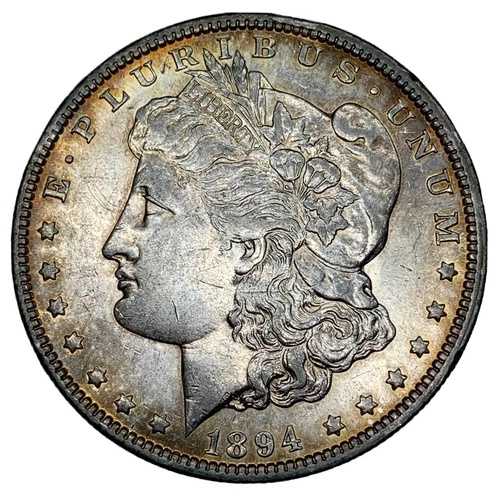 1894-O モルガン銀貨 キーデート AU 美品 116,050円