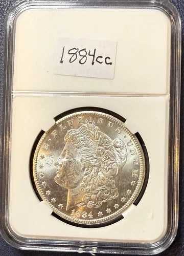 1884-CC モルガン・ダラー 1ドル フロスティ・プルーフ ミラー付き 新品コイン FS