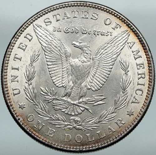 1886年 アメリカ合衆国 イーグル アンティーク シルバー モルガン USドルコイン i88290
