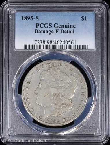 1895-S 1ドル モルガン銀貨 PCGS 純正 F 詳細｜WORLD RESOURCE【QUEEN店】