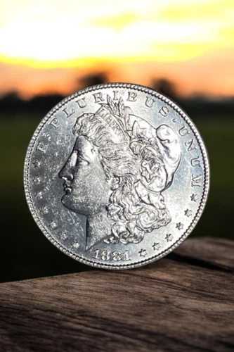 1881-S モルガン銀貨 約未使用 プルーフ状