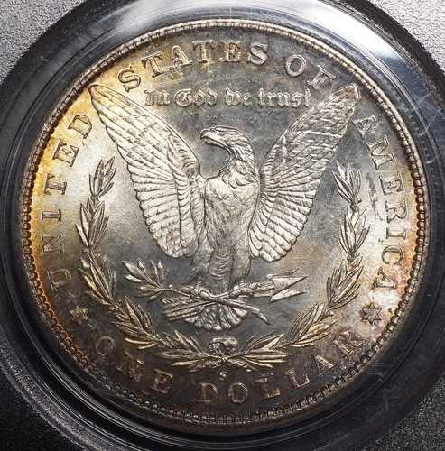 米国モルガン銀貨 1881年 Sトーン サンフランシスコ 自由の女神コイン MS63 C5918|WORLD RESOURCE【QUEEN店】