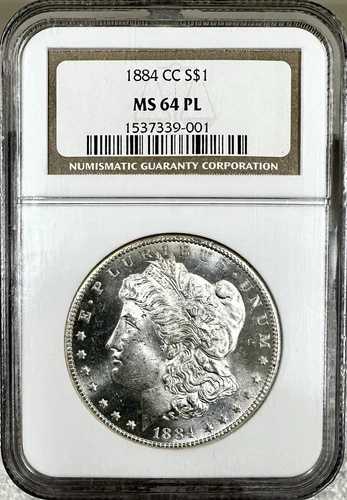 1884 CC モーガン シルバー ドル NGC MS64 プルーフ｜WORLD RESOURCE【QUEEN店】