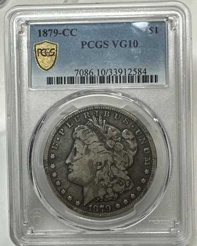 1879 CC モルガン ダラー VG 10 PCGS シルバー $1｜WORLD RESOURCE【QUEEN店】