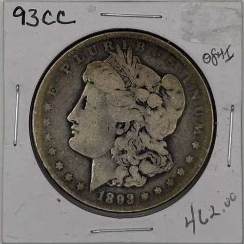 1893 CC モルガン銀貨