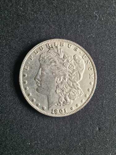 1901年発行 希少 モルガン 90% 銀貨 1ドル 米国アンティーク コレクタブルコイン|WORLD RESOURCE【QUEEN店】