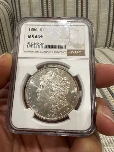 1886年 1ドル モルガン ダラー コイン NGC MS66+ 美しいコイン