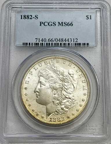 1882-S モルガン銀貨 PCGS MS 66