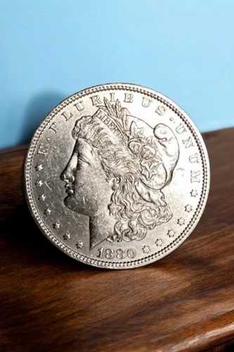 1880-P モルガン銀貨 約未使用 プルーフ状