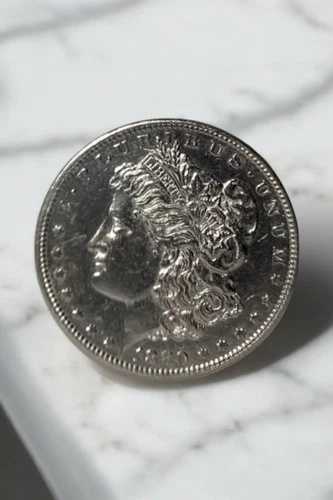 1880-S モルガン銀貨 約未使用