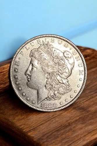 1880-P モルガン銀貨 約未使用 プルーフ状