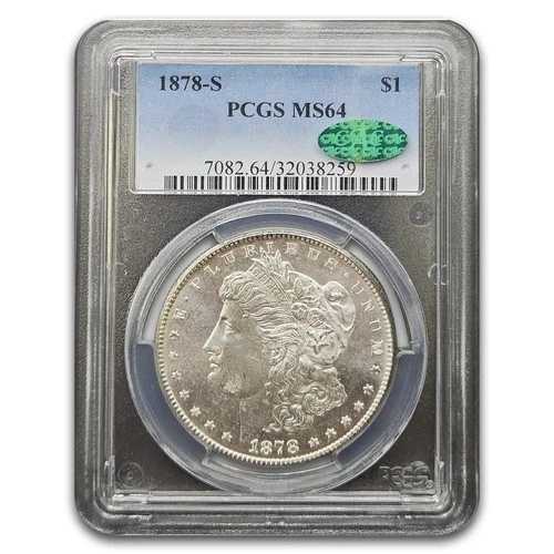 1878-S モルガン・ダラー MS-64 PCGS CAC