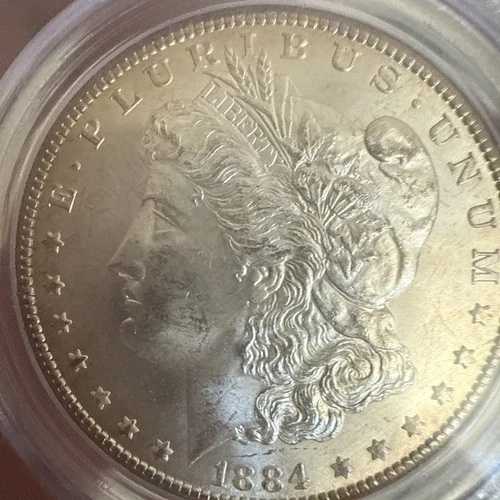 1884年製 モルガン銀貨 PCGS MS64 #46983128