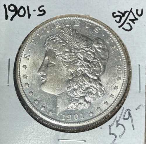 1901-S モーガン シルバー ドル ~SL/UNC ~良品コイン~
