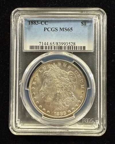 1883-CC モルガン銀貨 PCGS MS65 商品番号433