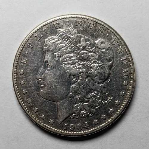 1904年 S モルガン銀貨 XF