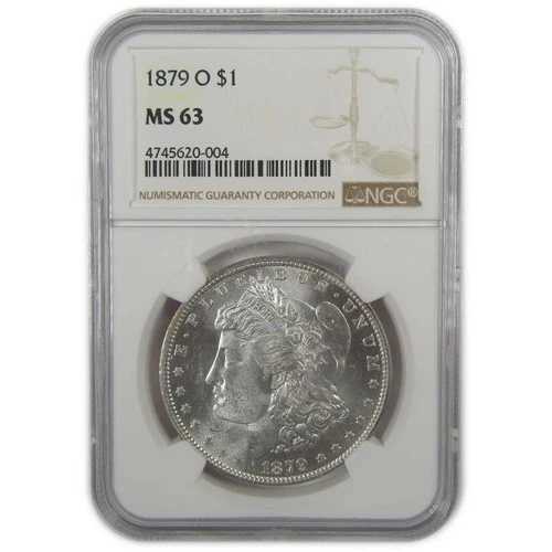 1879 O モルガン・ダラー MS 63 NGC シルバー 未流通 1ドルコイン SKU:I22021