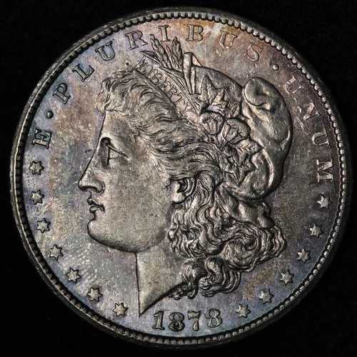 1878-CC モルガン銀貨 UNC *未流通* MS E388 DRNLM