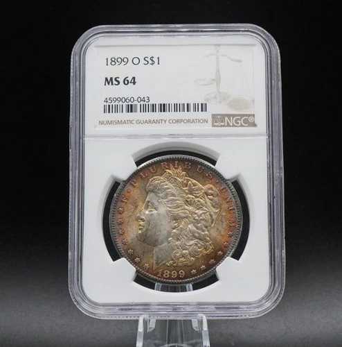 アメリカ モルガン銀貨 1899-O ニューオーリンズ NGC MS64 自由の女神コイン WOW! C6914