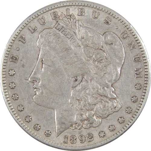 1892年 S モーガン・ダラー XF EF 極上銀貨 1ドル SKU:I17667