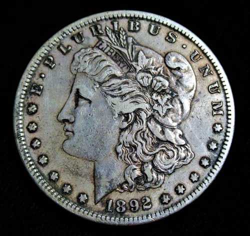 1892-S モルガン・ダラー。希少な年号！