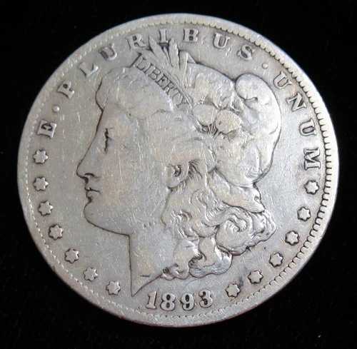 1893年-CC モルガン・ダラー。希少な年号！