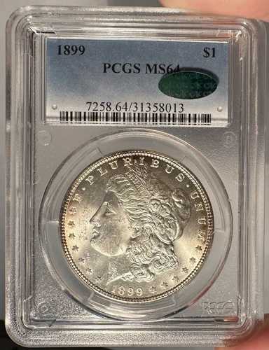 1899年 $1 PCGS MS 64 CAC モルガン銀貨