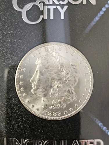 1883-CC「GSA HOARD」モルガン銀貨（未流通）「箱と保証書付き」