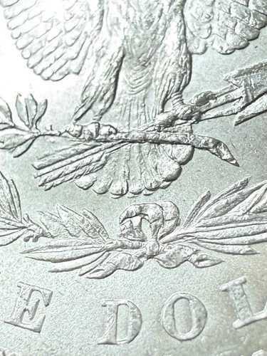 1878年 モルガン銀貨 7/8インチ 尾羽根がしっかりしている ブリリアントミント 未使用品 高品質