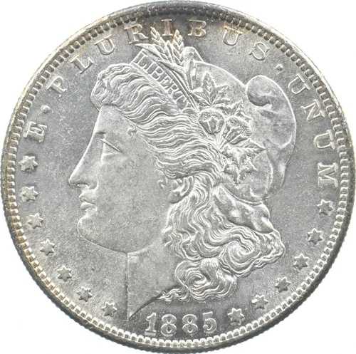 1885-S モルガン銀貨 *7895